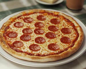 National Pizza Day Delicious Pepperoni Pizza Gourmet Food Photography