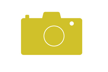 Camera icon set. flat illustration of vector icon on white background