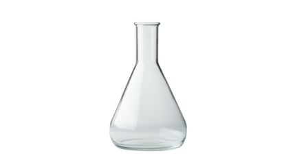 Test tube, transparent background