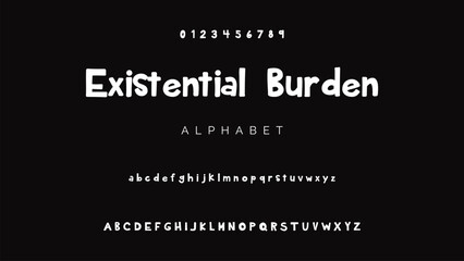 Cartoon audacious alphabet, playful uneven letters, bold geometric graffiti font for kid toy logo, youthful lettering, joyful headlines, and comic book typography. Vector typeset.