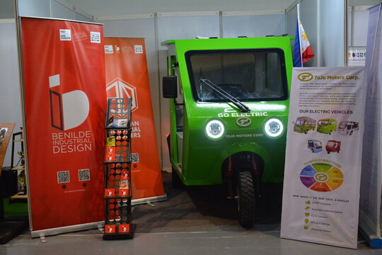 Tojo motors at Philippine Electric Vehicle Summit in Pasay, Philippines