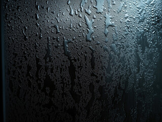 Fototapeta premium water drops on glass