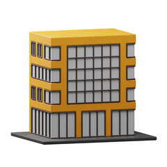 Office building 3d illustration