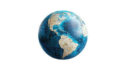 Fototapeta premium Globe, transparent background