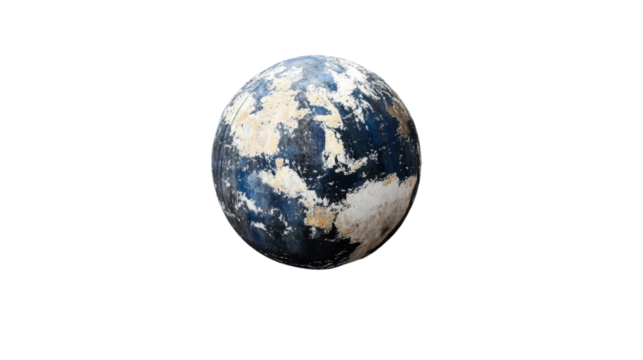 Globe, transparent background