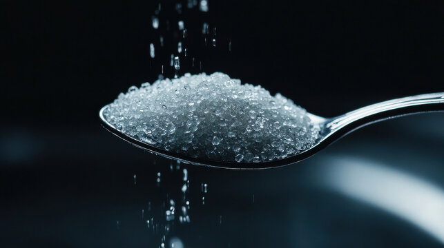 a spoon of salt or sugar 