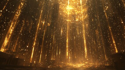 Mesmerizing Celestial Glow Magical Sparkles Illuminating the Mystical Cosmos