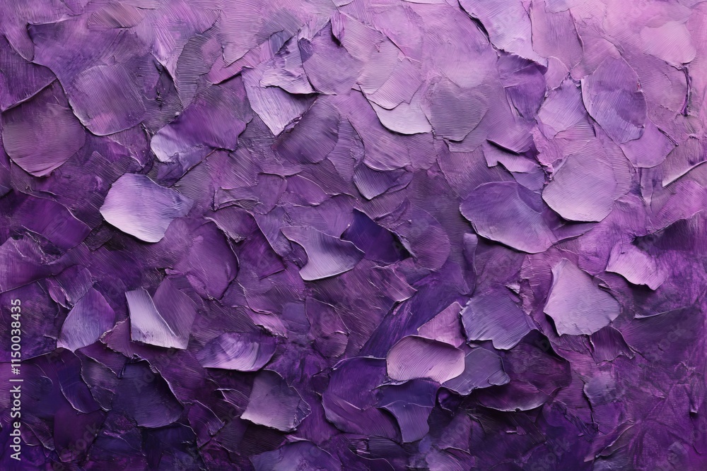 Poster textured purple surface showcasing rich hues and layers created by blending fine materials together 