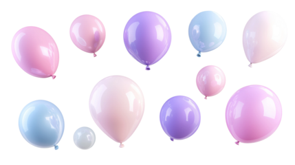 Colorful balloons floating on a party decoration ideas vibrant celebration atmosphere