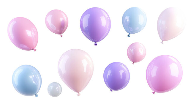 Colorful balloons floating on a party decoration ideas vibrant celebration atmosphere - Powered by Adobe