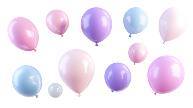 Colorful balloons floating on a party decoration ideas vibrant celebration atmosphere