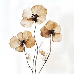 Abstract Flowers Clipart