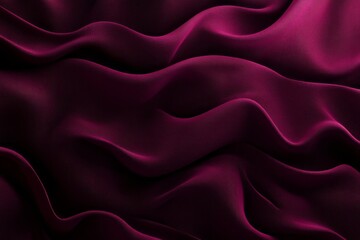 Fototapeta premium Deep burgundy velvet fabric texture showcasing soft waves and elegant drape for luxurious design elements