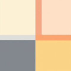 Obraz premium Minimalist Pastel Abstract Geometric Pattern Background for Wallpaper or Interior Design