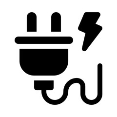 Electrical glyph icon