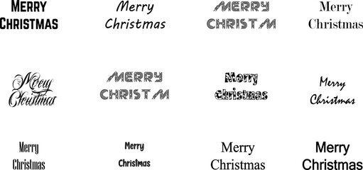 Obraz premium calligraphy, christmas, text, vector, season, drawing, design, holiday, winter, greeting, snow, phrase, doodle, tree, handwriting, ornate, decoration, gift, card, illustration, celebration, black, 