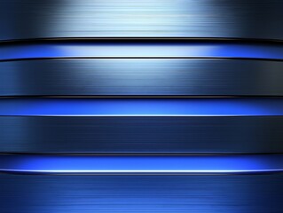 Fototapeta premium Stylish Geometric Blue Striped Abstract Backdrop Digital Graphic Design Art Pattern Wallpaper Texture Background Premium
