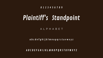 Minimal modern alphabet fonts. Typography minimalist urban digital fashion future creative logo font.