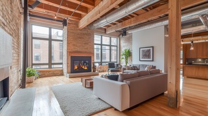 Transforming an Open Concept Loft Space Urban City Interior Design Showcase Modern Environment Industrial Interior Design Concept