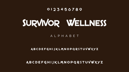 Creative font. Modern abstract digital tech font. Logo creative font, type, technology, movie, digital, music, movie. Fonts and illustration in vector format.