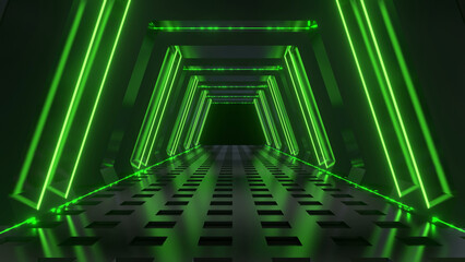 Abstract Laser Tunnel Background