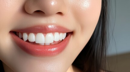 Fototapeta premium close up of a person with a smile