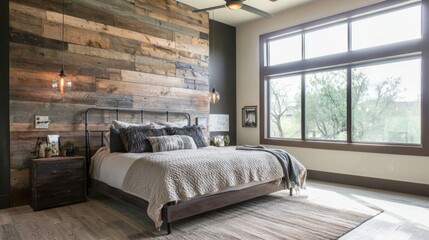 Transforming a Bedroom into Luxurious Industrial Interior Design Retreat Urban Loft Interior Inspirations Cozy Ambiance Modern Elegance