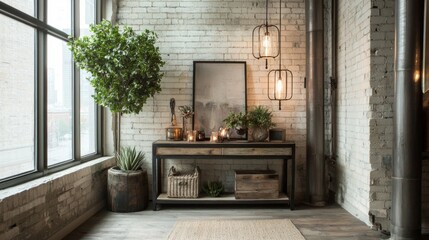 Transforming Your Entryway A Stylish Industrial Interior Design Journey