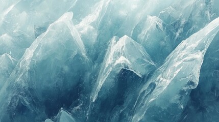 Glacial Ice Formation Abstract Texture Background