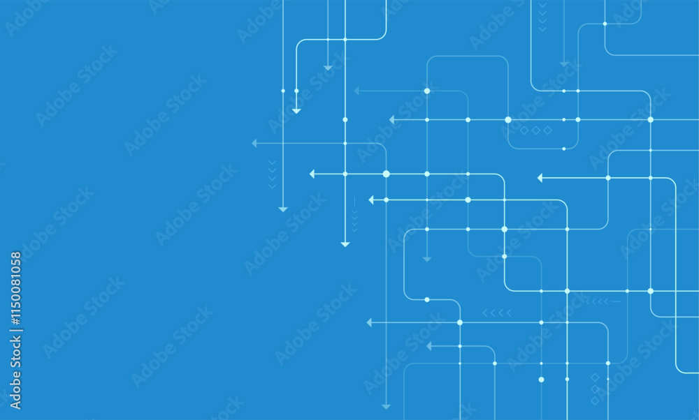 Aufkleber digital technology background. concept with technology line. circuit board background technology