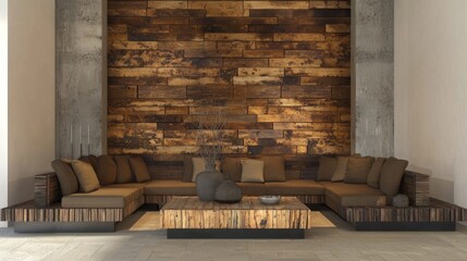 Transform your space a comfortable industrial living room design that blends style and functionality in a modern urban loft