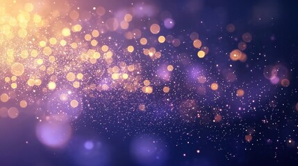 Fototapeta premium An ethereal wedding backdrop featuring a starry night sky and moonlight glow.