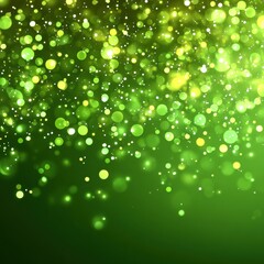 Obraz premium Green background with many small green circles