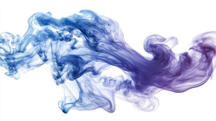 Fototapeta premium Abstract Blue and Purple Smoke Swirling Design