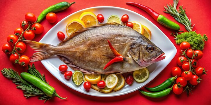 Silhouette Seafood: John Dory & Peter's Fish on Red