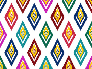 ikat geometric ethnic pattern. ikat geometric ethnic pattern style. ikat pattern design for clothing, textile, wrapping, background, wallpaper, carpet, embroidery