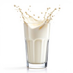 pouring milk into glass