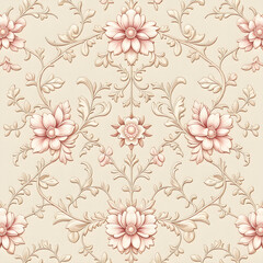 seamless pattern with flowers