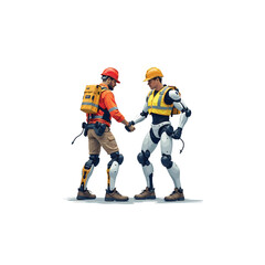 Industry and Technology Concept Vector Illustration