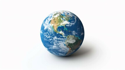 Our Blue Planet: A 3D Render of Earth