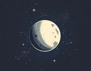 Moon in Space