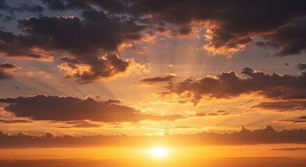 Obraz premium lovely sky at sunset. backdrop of nature and the sky