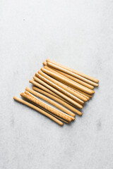 vanilla stick cookies on a marble countertop, stick cookies for dipping and baking