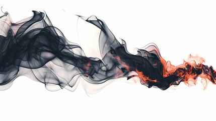 Abstract Flow of Smoke and Fire, a dynamic design