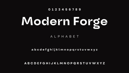 Modern abstract digital tech font. Logo creative font, type, technology, movie, digital, music, movie. Font and illustration in vector format.