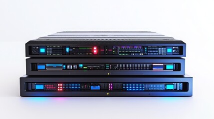 High Resolution IT Hardware Concept Display