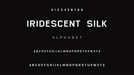 Modern Bold Font. Sans Serif Font. Regular Italic Uppercase Lowercase Typography urban style alphabet fonts for fashion, sport, technology, digital, movie, logo design, vector illustration