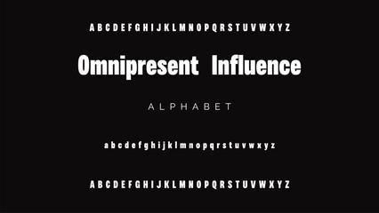 Modern Bold Font. Sans Serif Font. Regular Italic Uppercase Lowercase Typography urban style alphabet fonts for fashion, sport, technology, digital, movie, logo design, vector illustration