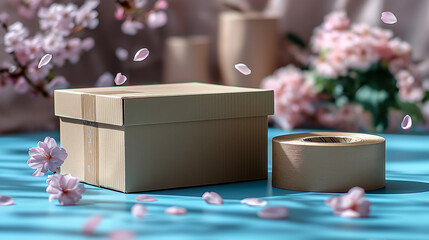 Fototapeta premium 新生活の引っ越し