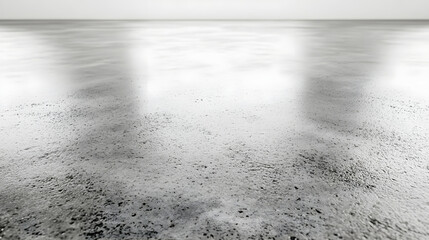 A smooth polished concrete surface with natural imperfections forming a minimalist and modern background, illustration